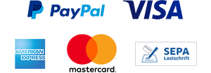 PayPal, Visa, Lastschrift